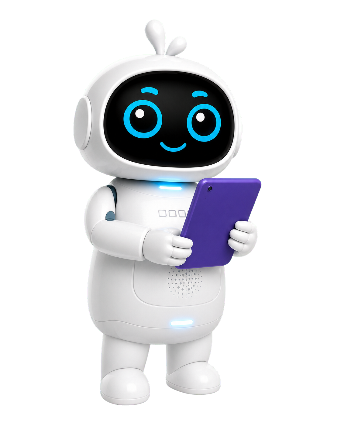 Robot Dodo cầm máy tính bảng